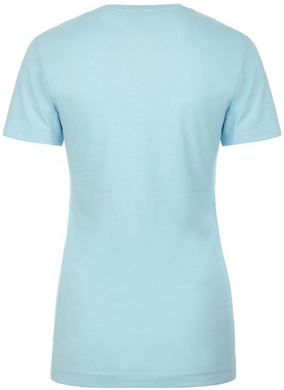 Am image of a Custom Next Level Womens Cotton Short Sleeve Boyfriend Crew in Cancun!