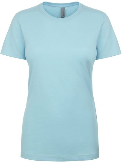 Am image of a Custom Next Level Womens Cotton Short Sleeve Boyfriend Crew in Cancun!
