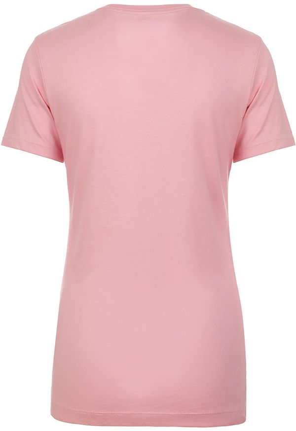 An image of a Custom Next Level Womens Cotton Short Sleeve Boyfriend Crew in Light Pink!