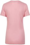 An image of a Custom Next Level Womens Cotton Short Sleeve Boyfriend Crew in Light Pink!