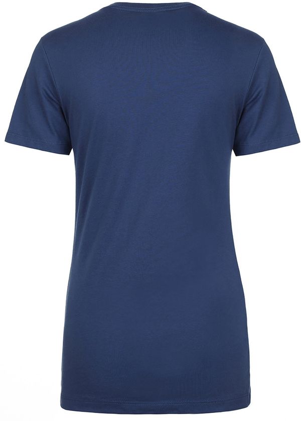 An image of a Custom Next Level Womens Cotton Short Sleeve Boyfriend Crew in Cool Blue!