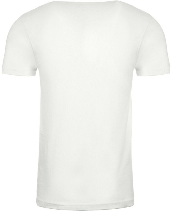 Am image of a Custom Next Level Men's CVC Crew in White!