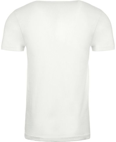 Am image of a Custom Next Level Men's CVC Crew in White!