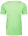 Am image of a Custom Next Level Men's CVC Crew in Apple Green!