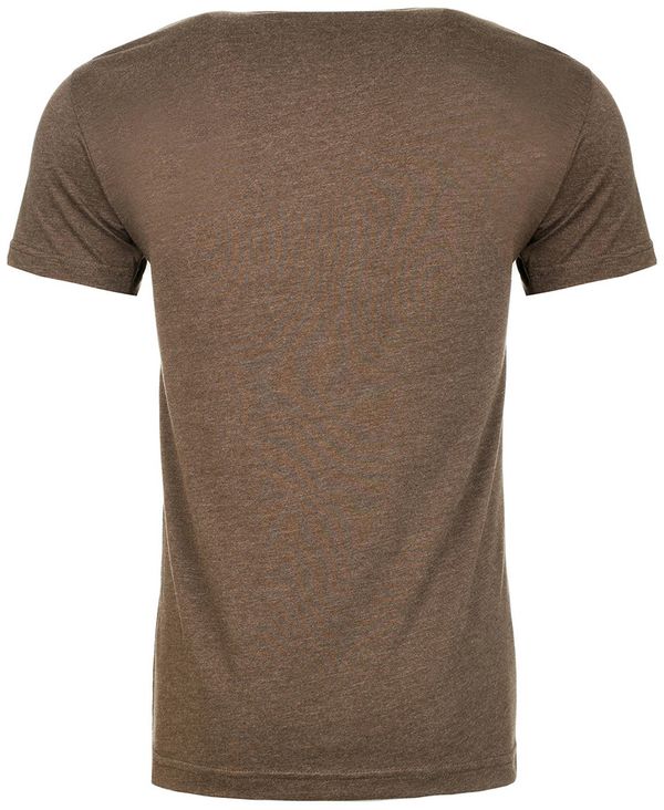 Am image of a Custom Next Level Men's CVC Crew in Espresso!
