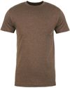 Am image of a Custom Next Level Men's CVC Crew in Espresso!