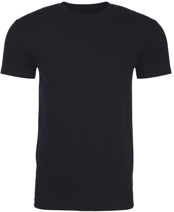 Am image of a Custom Next Level Men's CVC Crew in Black!
