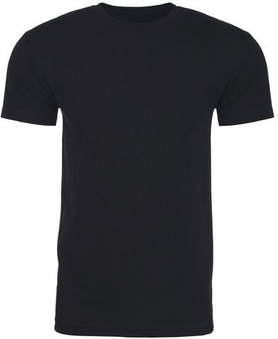 Am image of a Custom Next Level Men's CVC Crew in Black!