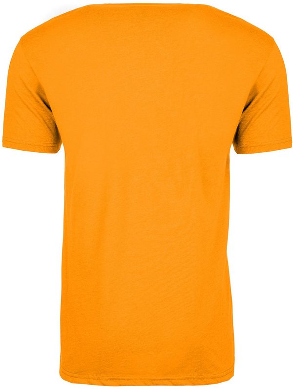 Am image of a Custom Next Level Men's CVC Crew in Orange!