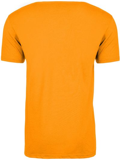 Am image of a Custom Next Level Men's CVC Crew in Orange!