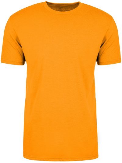Am image of a Custom Next Level Men's CVC Crew in Orange!