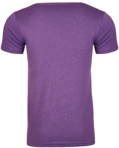Am image of a Custom Next Level Men's CVC Crew in Purple Rush!