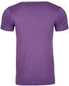 Am image of a Custom Next Level Men's CVC Crew in Purple Rush!