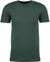 An image of a Custom Next Level Men's CVC Crew in Heather Forest Green!