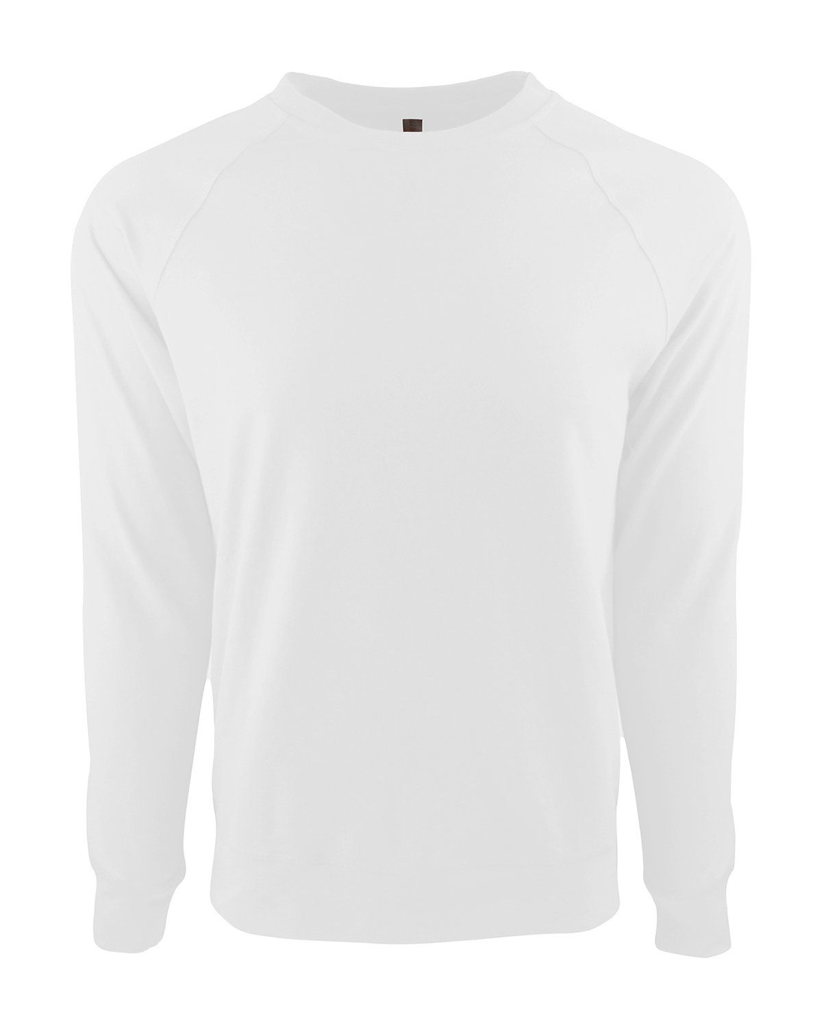 Next Level Unisex Laguna French Terry Raglan Sweatshirt in White