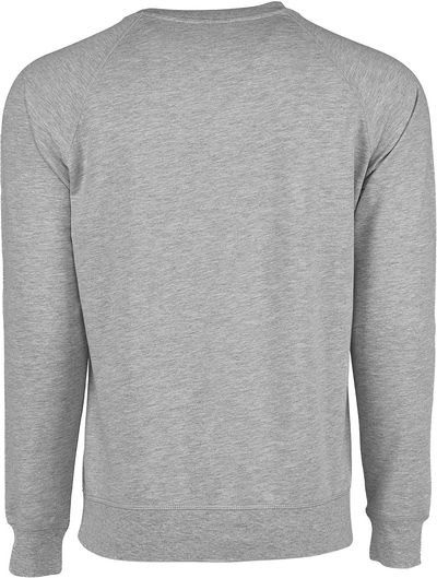 Am image of a Custom Next Level Unisex Laguna French Terry Raglan Sweatshirt in Heather Gray!