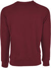 Am image of a Custom Next Level Unisex Laguna French Terry Raglan Sweatshirt in Cardinal!