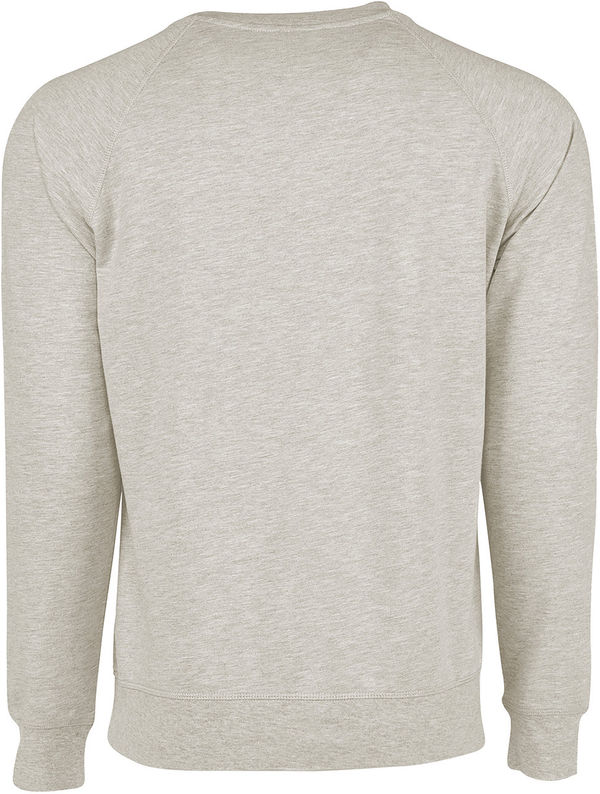 Am image of a Custom Next Level Unisex Laguna French Terry Raglan Sweatshirt in Oatmeal!