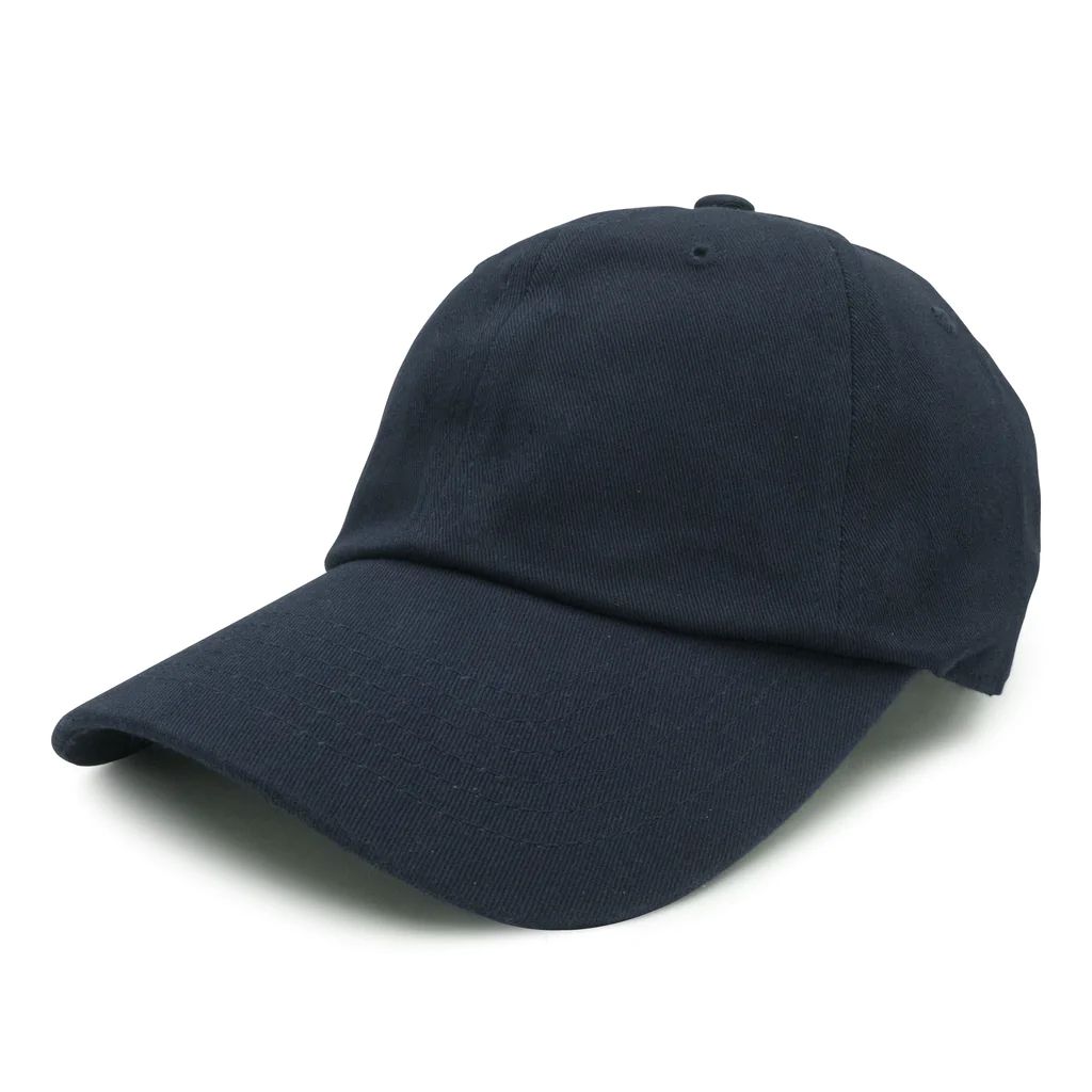 Nissi Washed Cotton Dad Cap in Navy