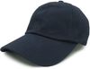 Am image of a Custom Nissi Washed Cotton Dad Cap in Navy!
