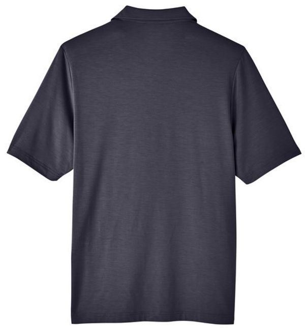 Am image of a Custom North End Men's Jaq Snap Up Stretch Performance Polo in Carbon!