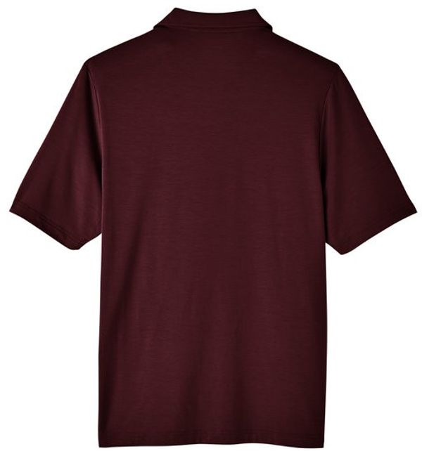 Am image of a Custom North End Men's Jaq Snap Up Stretch Performance Polo in Burgundy!
