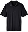 Am image of a Custom North End Men's Jaq Snap Up Stretch Performance Polo in Black!