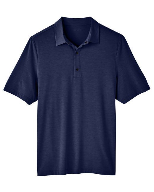 North End Men's Jaq Snap Up Stretch Performance Polo in Classic Navy