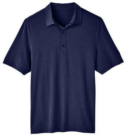 Am image of a Custom North End Men's Jaq Snap Up Stretch Performance Polo in Classic Navy!