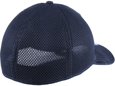 Am image of a Custom New Era Tonal Camo Stretch Tech Mesh Cap in Navy Camo!
