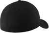 Am image of a Custom New Era Diamond Era Stretch Cap in Black!