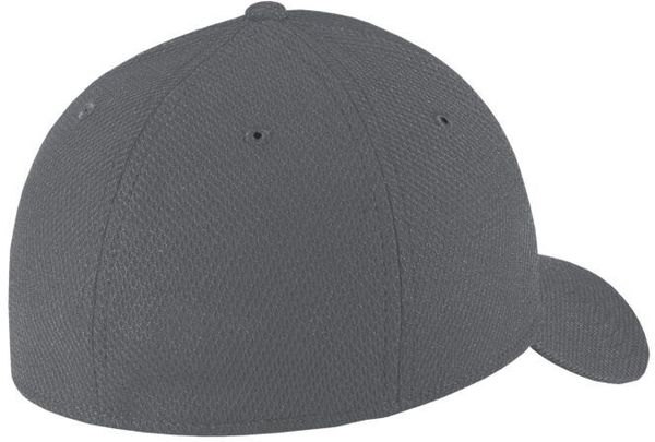 Am image of a Custom New Era Diamond Era Stretch Cap in Graphite!