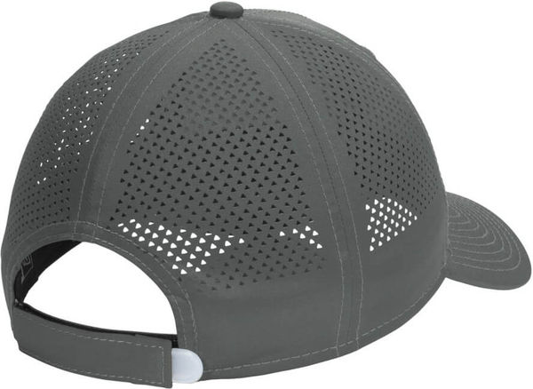 Am image of a Custom New Era Perforated Performance Cap in Graphite!