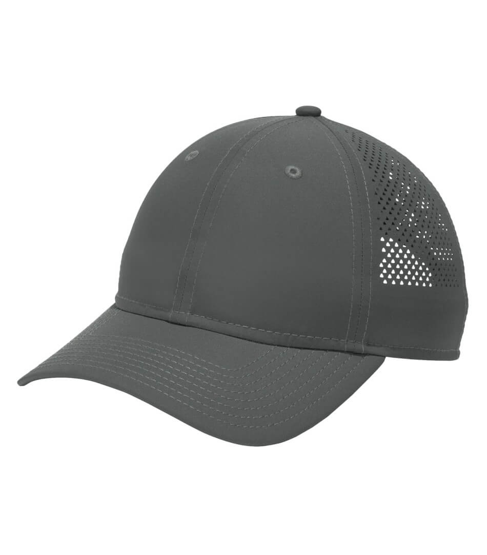 New Era Perforated Performance Cap in Graphite