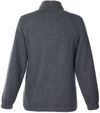Am image of a Custom North End Ladies' Aura Sweater Fleece Quarter Zip in CARBON/ CARBON!
