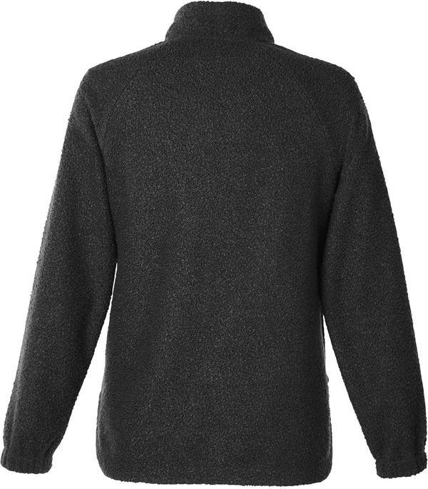 Am image of a Custom North End Ladies' Aura Sweater Fleece Quarter Zip in BLACK/ BLACK!