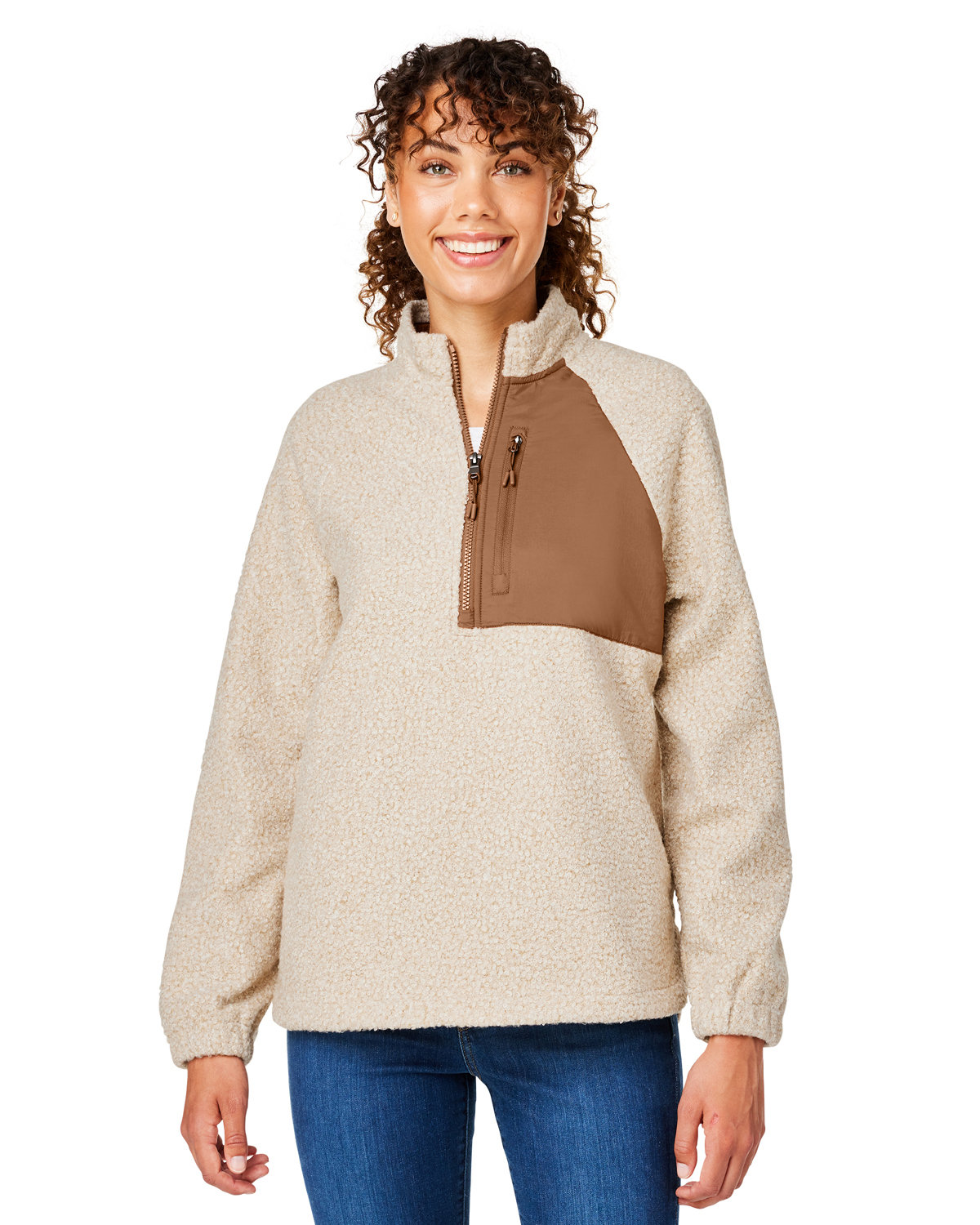 North End Ladies' Aura Sweater Fleece Quarter Zip
