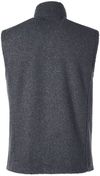 Am image of a Custom North End Men's Aura Sweater Fleece Vest in CARBON/ CARBON!