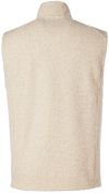 Am image of a Custom North End Men's Aura Sweater Fleece Vest in OATML HTHR/ TEAK!