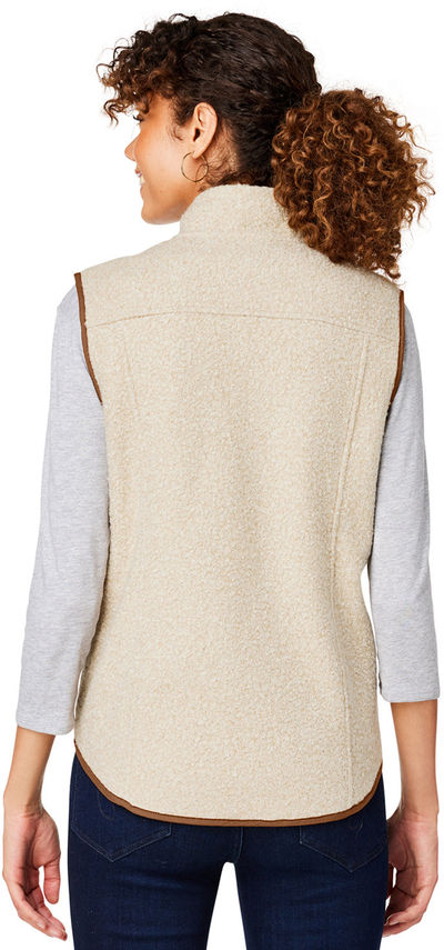 An image of a Custom North End Ladies Aura Sweater Fleece Vest!