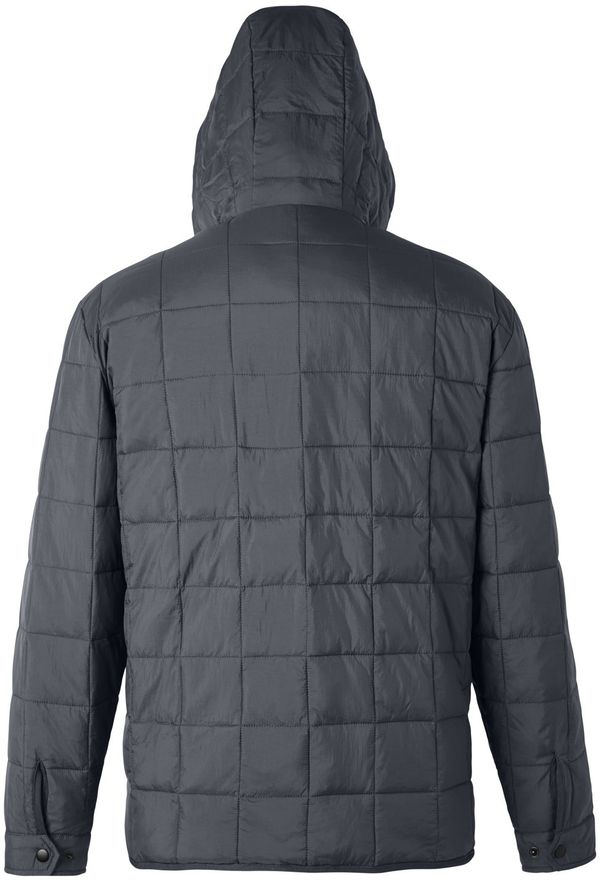 Am image of a Custom North End Unisex Aura Packable Anorak in Carbon!