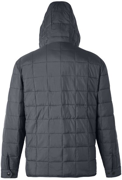 Am image of a Custom North End Unisex Aura Packable Anorak in Carbon!