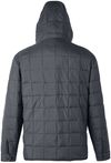 Am image of a Custom North End Unisex Aura Packable Anorak in Carbon!