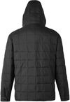 Am image of a Custom North End Unisex Aura Packable Anorak in Black!