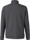 Am image of a Custom North End Mens Spirit Textured Quarter Zip in Black Heather!