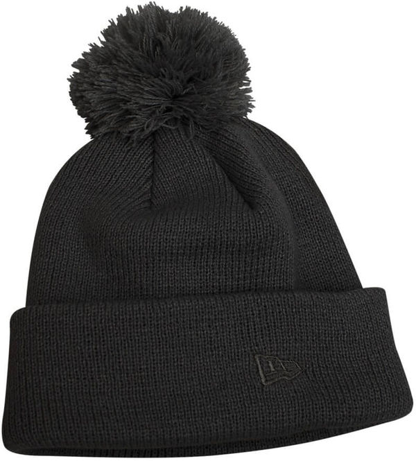 Am image of a Custom New Era Pom Pom Toque in Black!