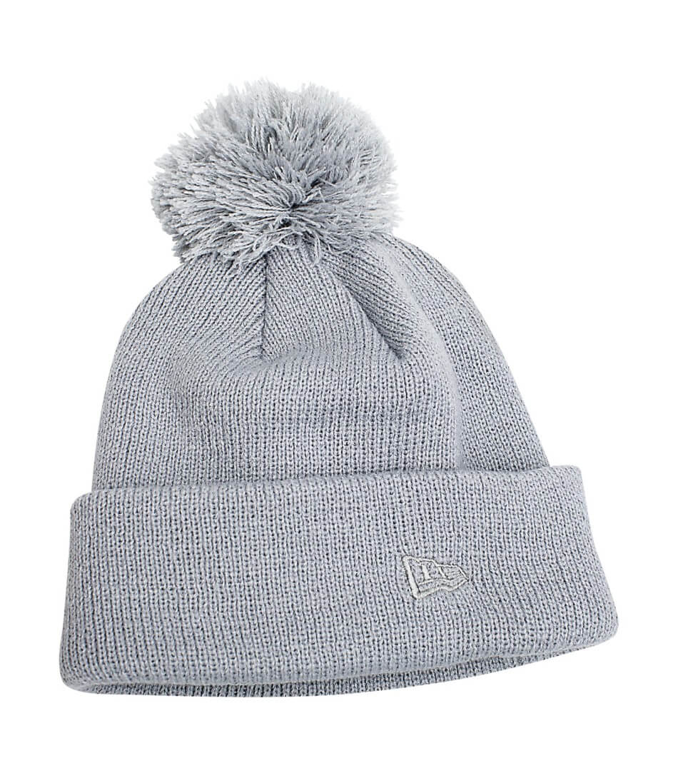 New Era Pom Pom Toque in Grey