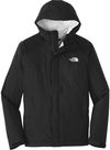 Am image of a Custom The North Face Dryvent Rain Jacket in Black!