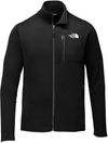 Am image of a Custom North Face Skyline Fleece Full Zip Jacket in Black!