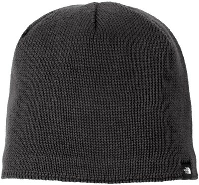 Am image of a Custom The North Face Mountain Beanie in Dark Grey Heather!